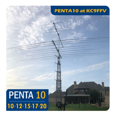 MomoBeam PENTA 10, directive bande 10/12/15/17/20 mètres. MomoBeam PENTA 10, directive bande 10/12/15/17/20 mètres.
