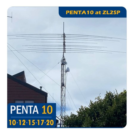 MomoBeam PENTA 10, directive bande 10/12/15/17/20 mètres. MomoBeam PENTA 10, directive bande 10/12/15/17/20 mètres.