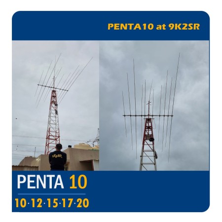 MomoBeam PENTA 10, directive bande 10/12/15/17/20 mètres. MomoBeam PENTA 10, directive bande 10/12/15/17/20 mètres.