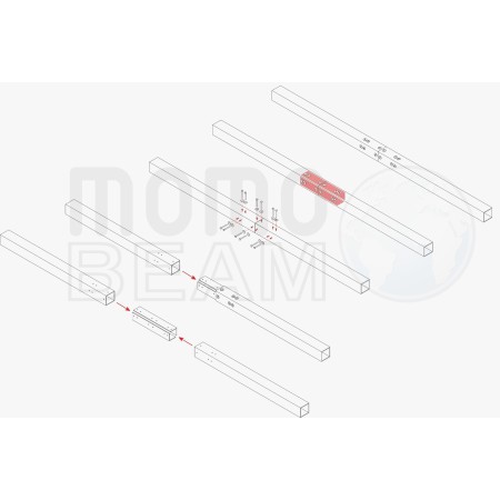 Antenne directive MomoBeam TRI16 10/15/20 BT pour bandes 10/15/20 mètres Antenne directive MomoBeam TRI16 10/15/20 BT pour bandes 10/15/20 mètres