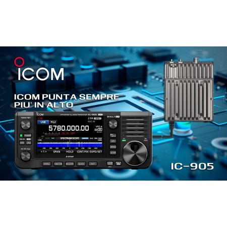 Icom IC-905 Transceiver 144/430/1200/2400/5600 MHz und 10 GHz optional Icom IC-905 Transceiver 144/430/1200/2400/5600 MHz und 10 GHz optional