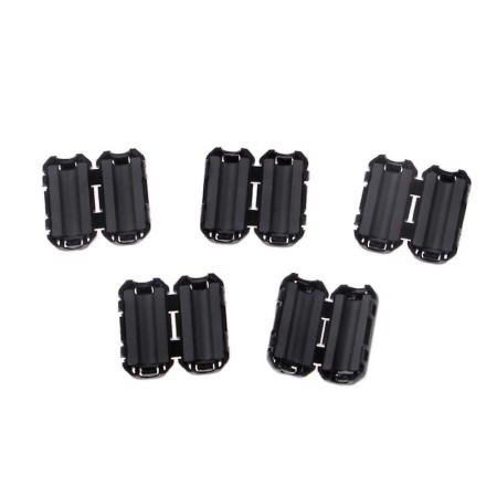 NR3 5 PEZZI Filtro in ferrite anti disturbo per cavi RF-287, ULTRAFLEX 7 AIRCELL 7 e altri diametro 7 mm. NR3 5 PEZZI Filtro in ferrite anti disturbo per cavi RF-287, ULTRAFLEX 7 AIRCELL 7 e altri diametro 7 mm.