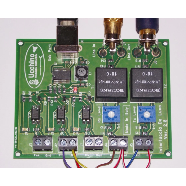 De Luxe 2.0 - Opto-isolated USB interface.