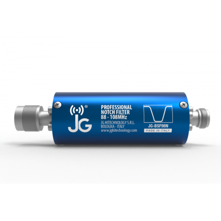 JG-BSF98 Filtro notch N 88-108MHz -90dB 98MHz