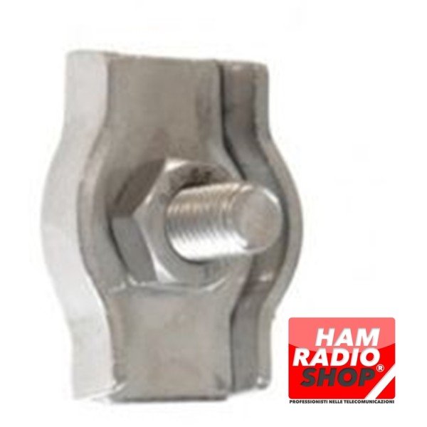 Morsetto simplex in acciaio inox diametro 6 mm ideali x tiranti e antenne filari