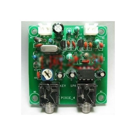 HRS QRP Kit – 40-Meter-Band-CW-Transceiver 7,023 MHz mit Plexiglasbox HRS QRP Kit – 40-Meter-Band-CW-Transceiver 7,023 MHz mit Plexiglasbox