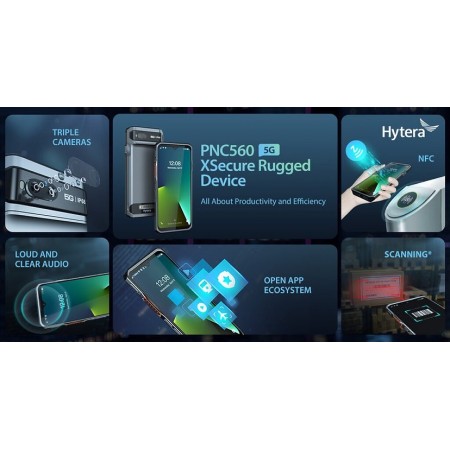 Hytera PNC560 -Smartphone Multi-Funzione con tasto PTT Hytera PNC560 -Smartphone Multi-Funzione con tasto PTT