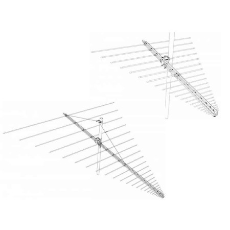 Antenne périodique professionnelle 50JXX1300 50-1300 MHz