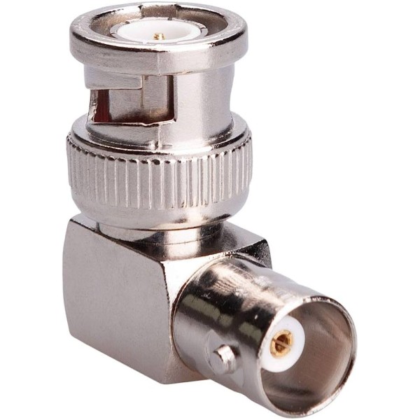 BNC-Stecker auf BNC-Buchse, 90-Grad-Koaxialadapter