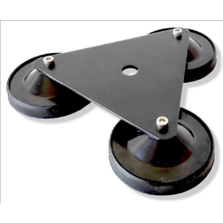 UM-310 Base magnétique triple avec trou de 16 mm, aimants d. 95mm UM-310 Base magnétique triple avec trou de 16 mm, aimants d. 95mm