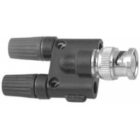 BNC plug to 2 terminal adapter BNC plug to 2 terminal adapter