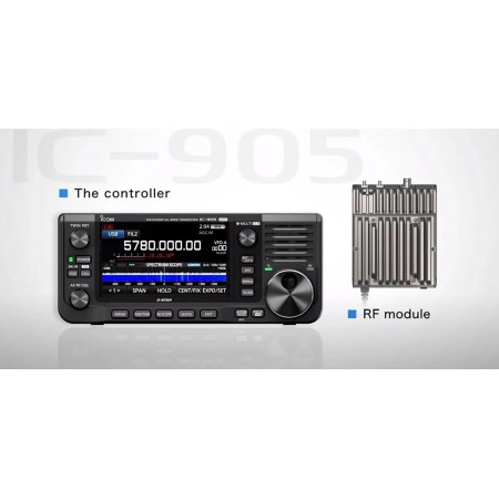 Icom IC-905 Transceiver 144/430/1200/2400/5600 MHz and 10 GHz optional Icom IC-905 Transceiver 144/430/1200/2400/5600 MHz and 10 GHz optional